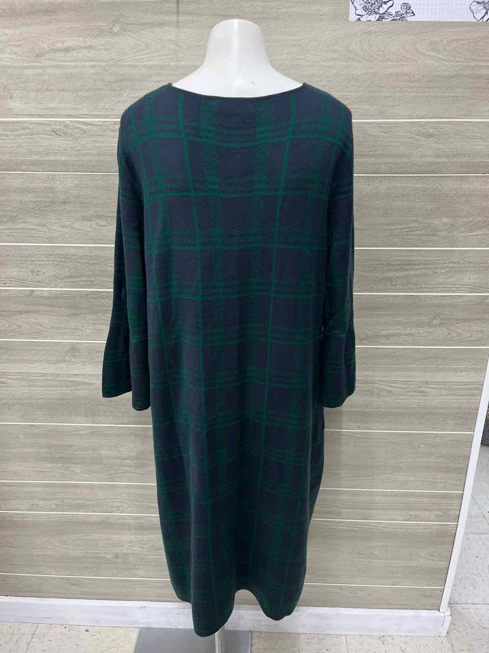 Christopher & Banks Size 12/14 Blue Womens Dress