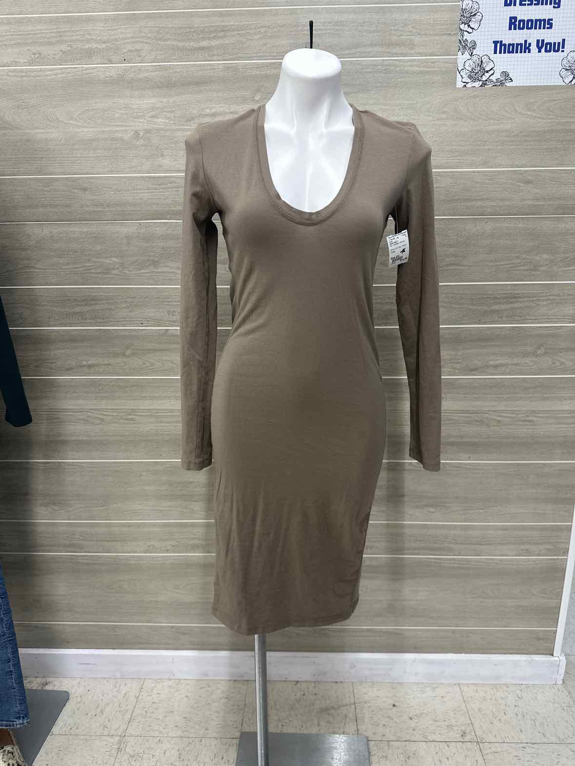 James Perse Size 2/4 Tan Womens Dress