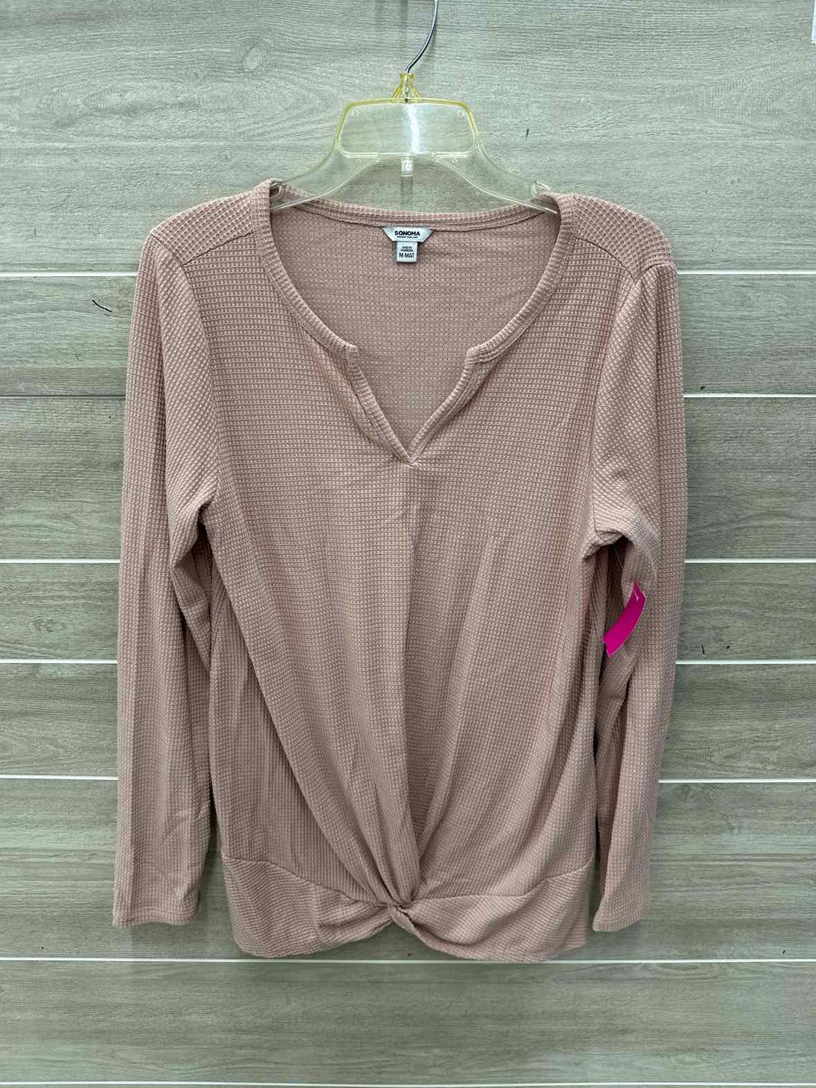 Sonoma Size M Pink Maternity Shirt