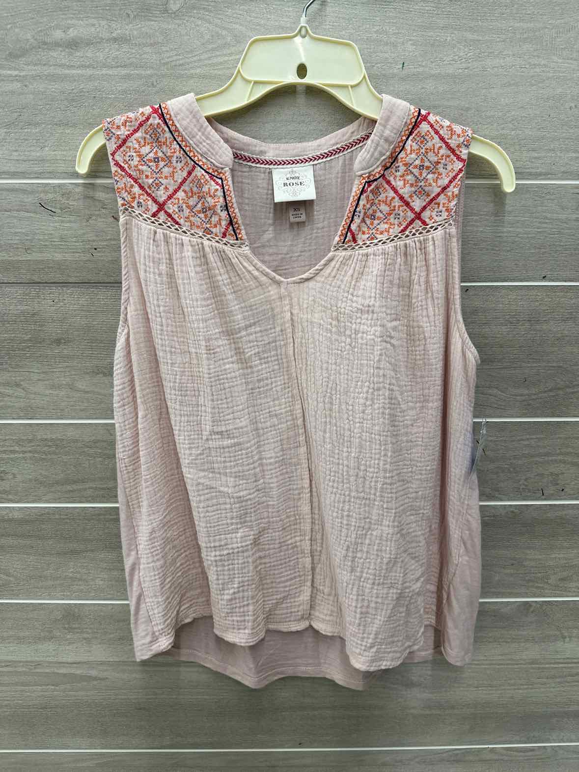 Knox Rose Size XS Pink Womens Tank Top