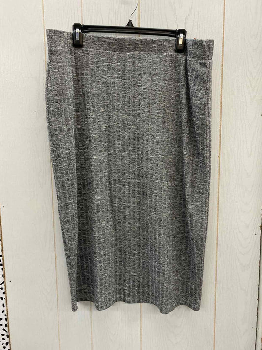 Maurices Gray Womens Size 12/14 Skirt