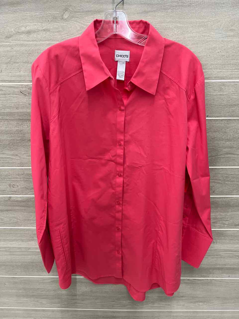 Chico's Size 16 Pink Plus Shirt