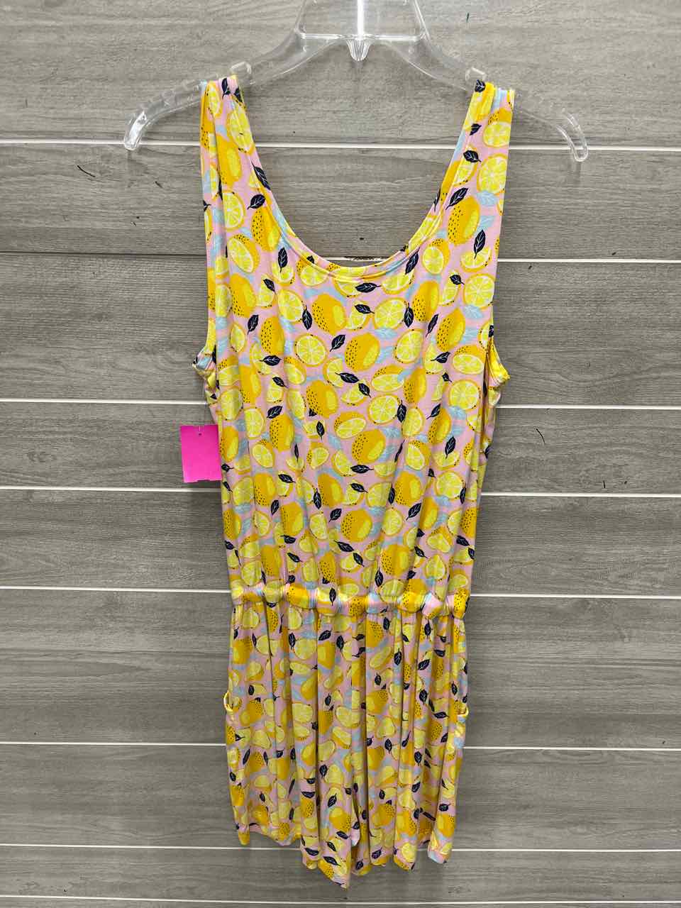 Size M Yellow Womens Romper