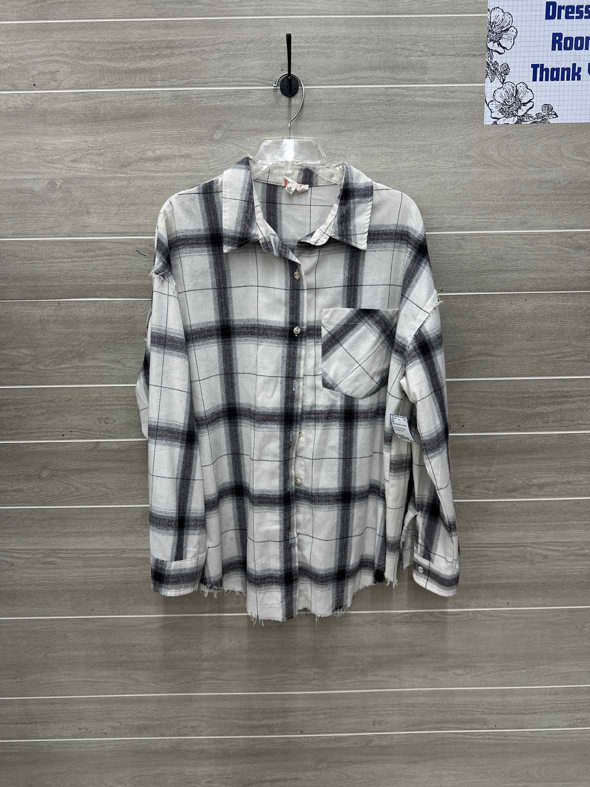 Bibi Size M/L White Womens Shirt