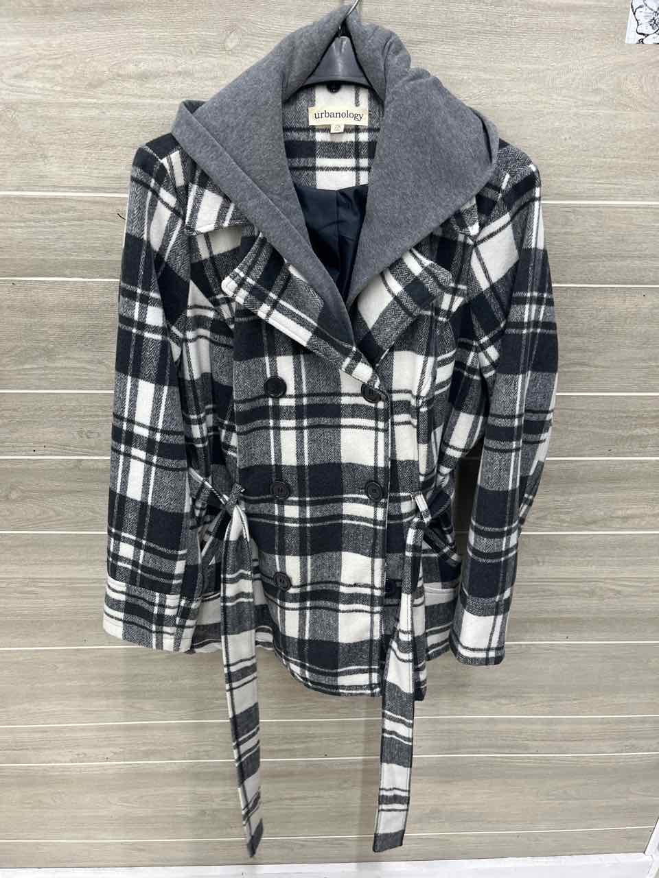 Urbanology Gray Womens Women Size 2X Jacket (Outdoor)