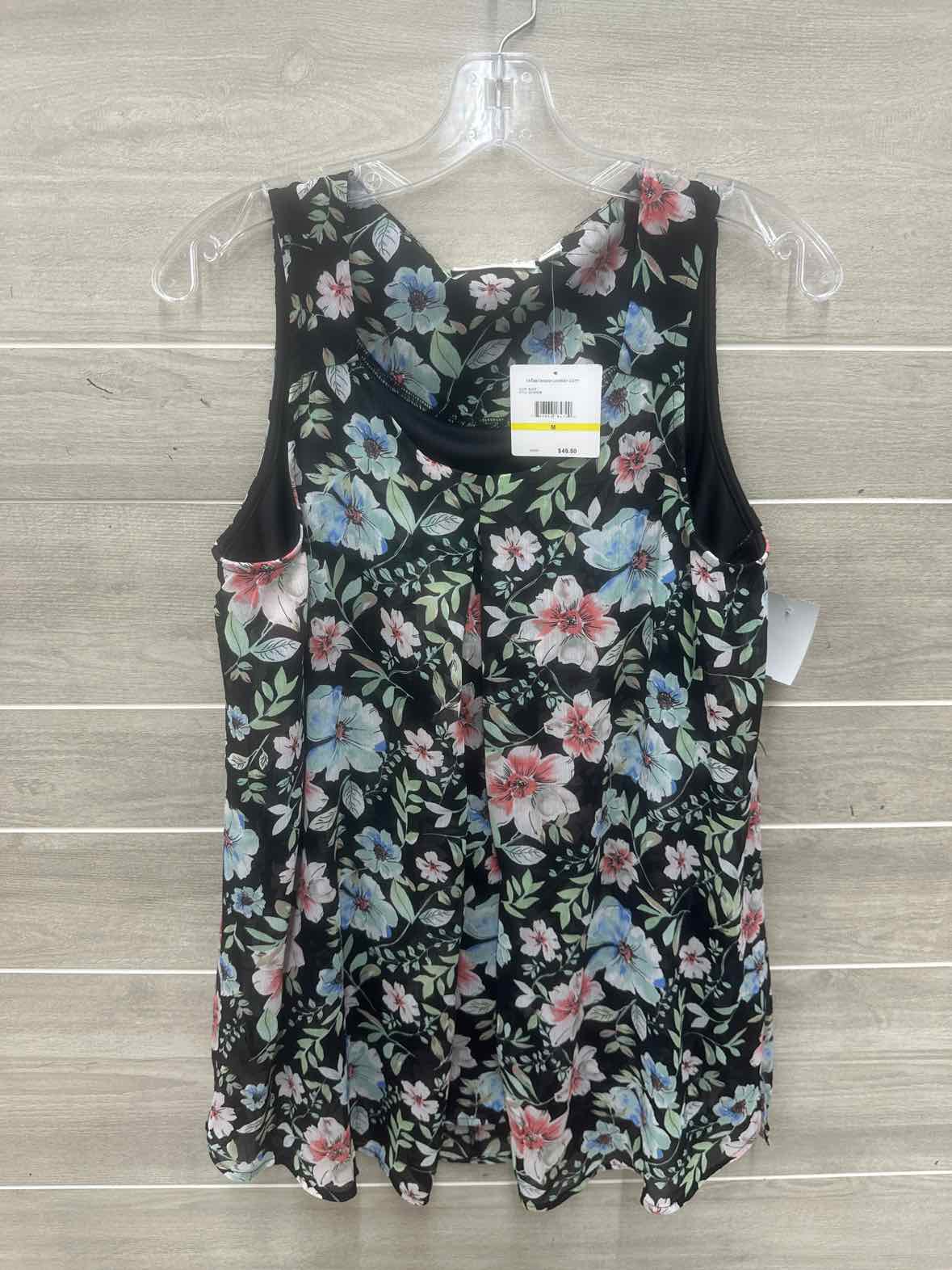 Rafaella Size M Black Womens Tank Top