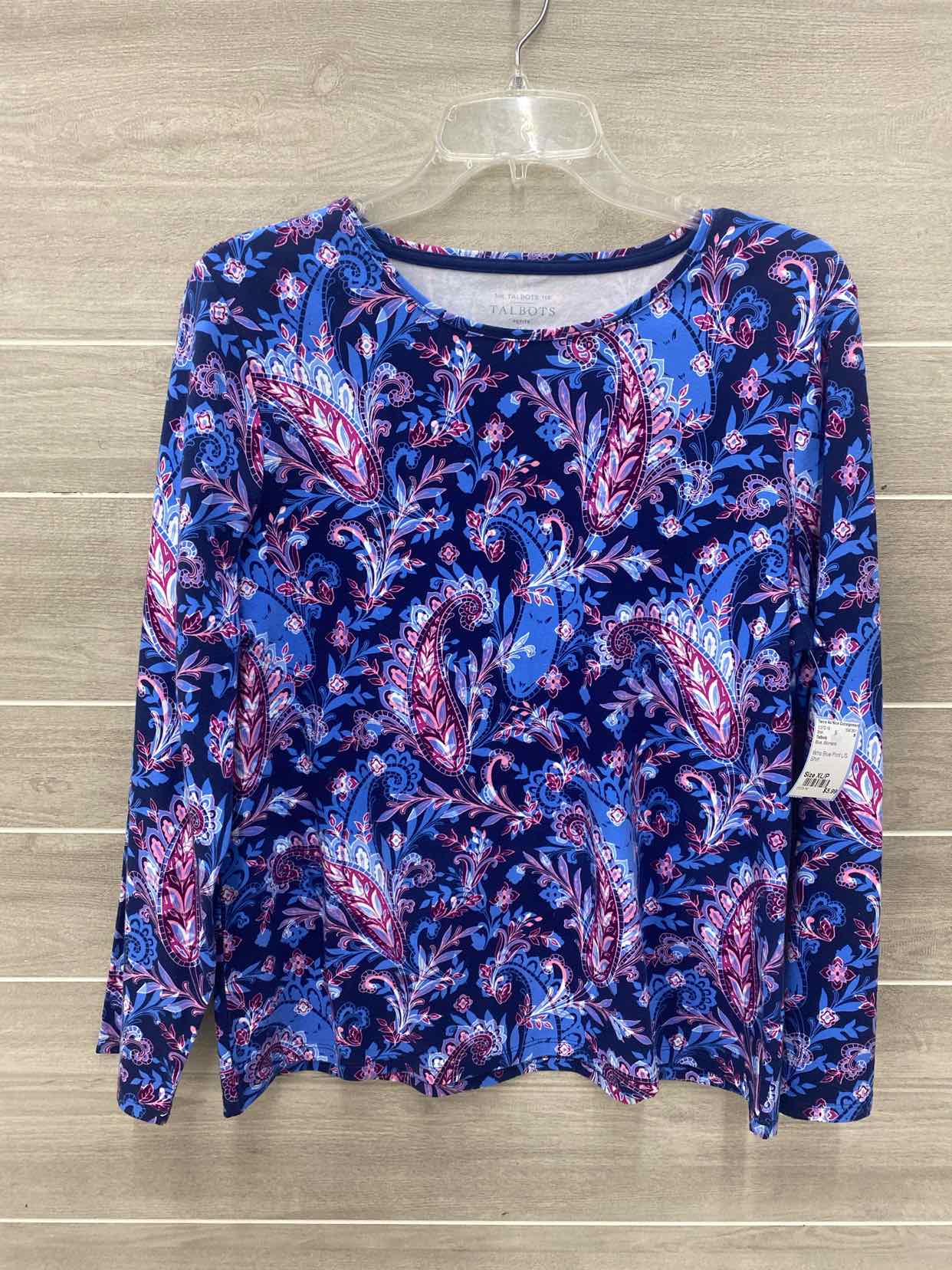 Talbots Blue Womens Size XL/P Shirt