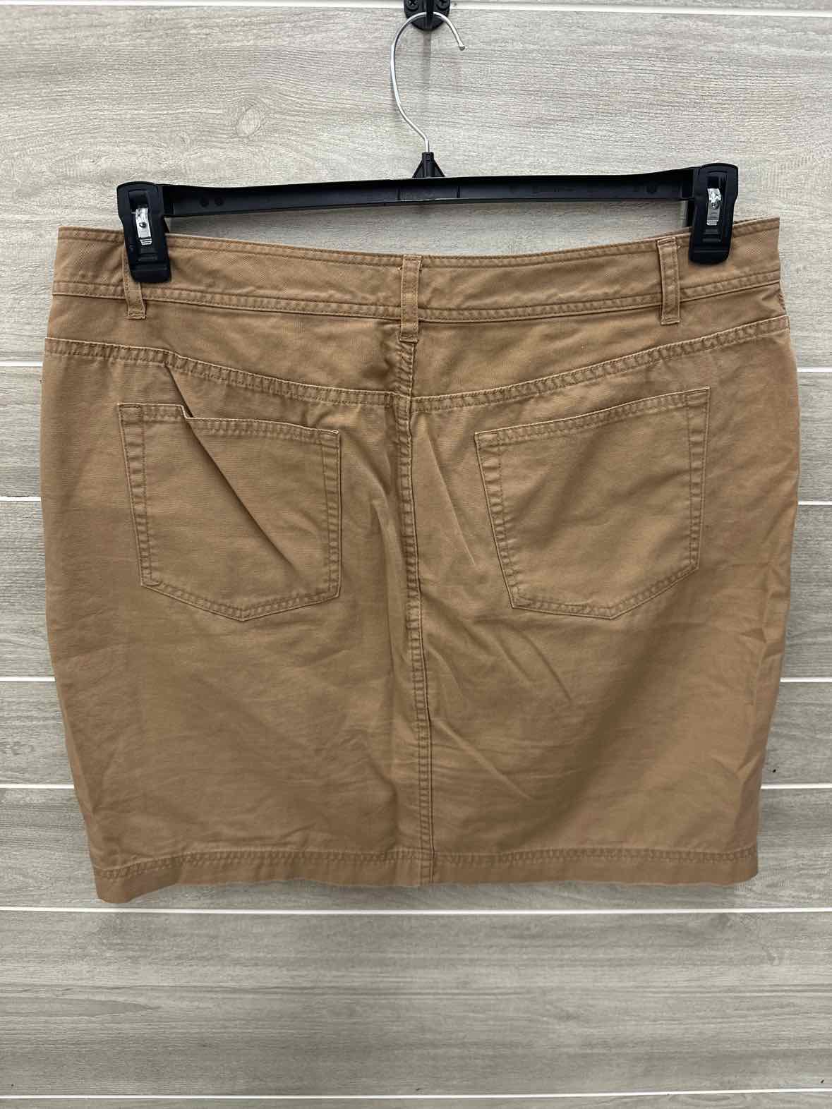 American Living Tan Womens Size 16 Skirt