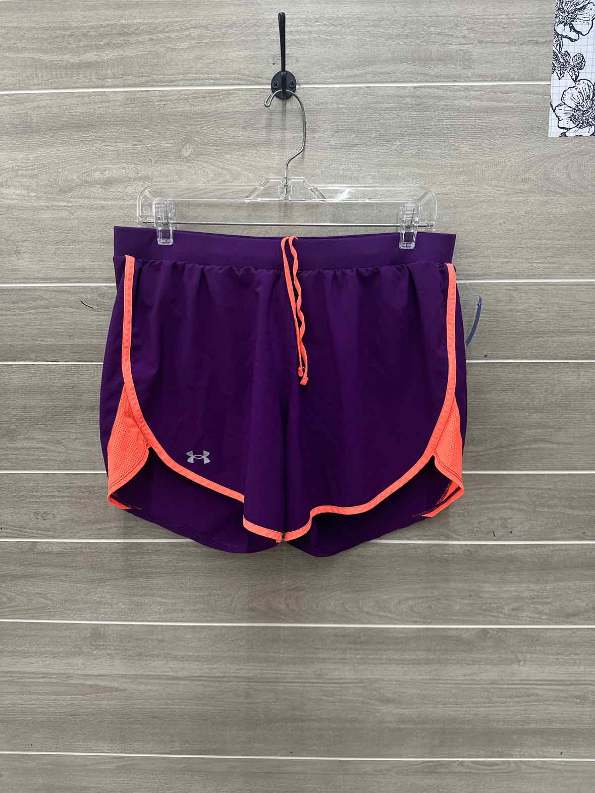 Under Armour Size L Purple Womens Shorts