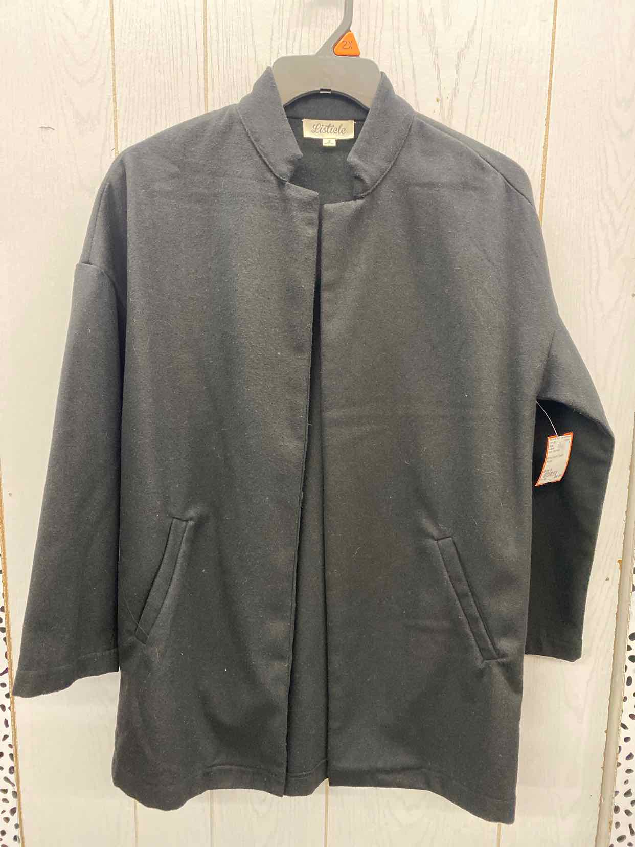 Listicle Black Womens Size 6 Blazer