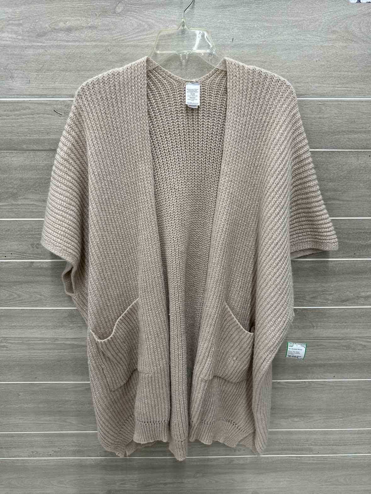 Size One Size Tan Womens Sweater