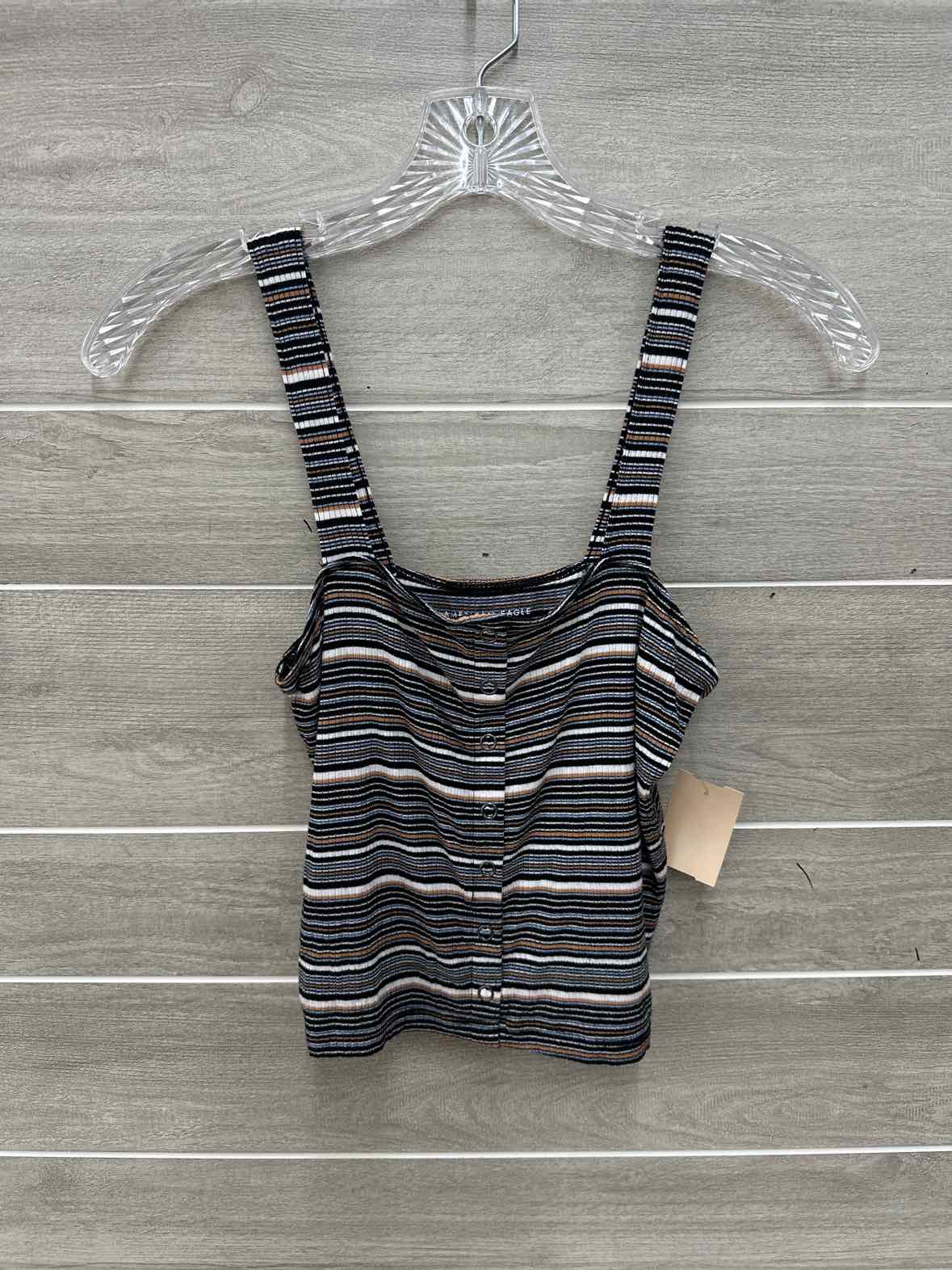 American Eagle Black Junior Size Small Tank Top