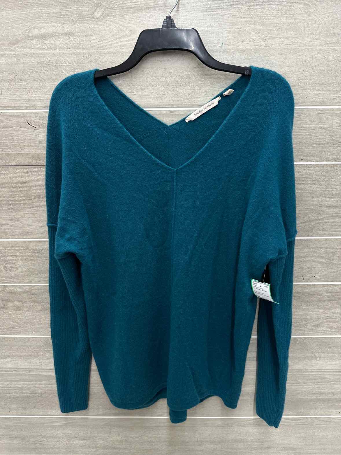 Soft Surroundings Size S Teal Womens Sweater