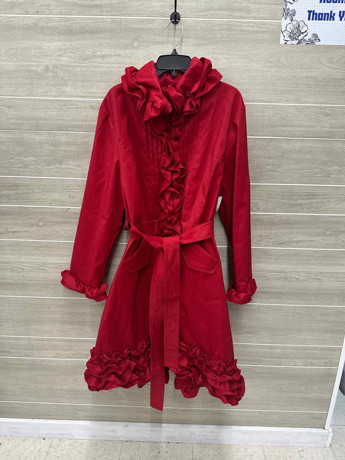 Monroe & Main Size L Red Womens Jacket (Outdoor)