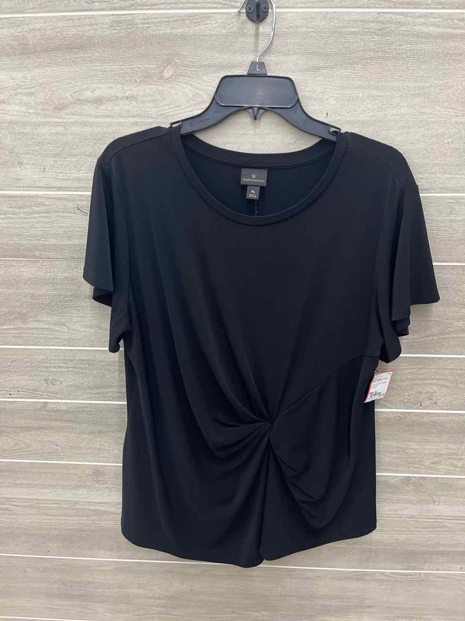 Worthington Size XL Black Womens Shirt