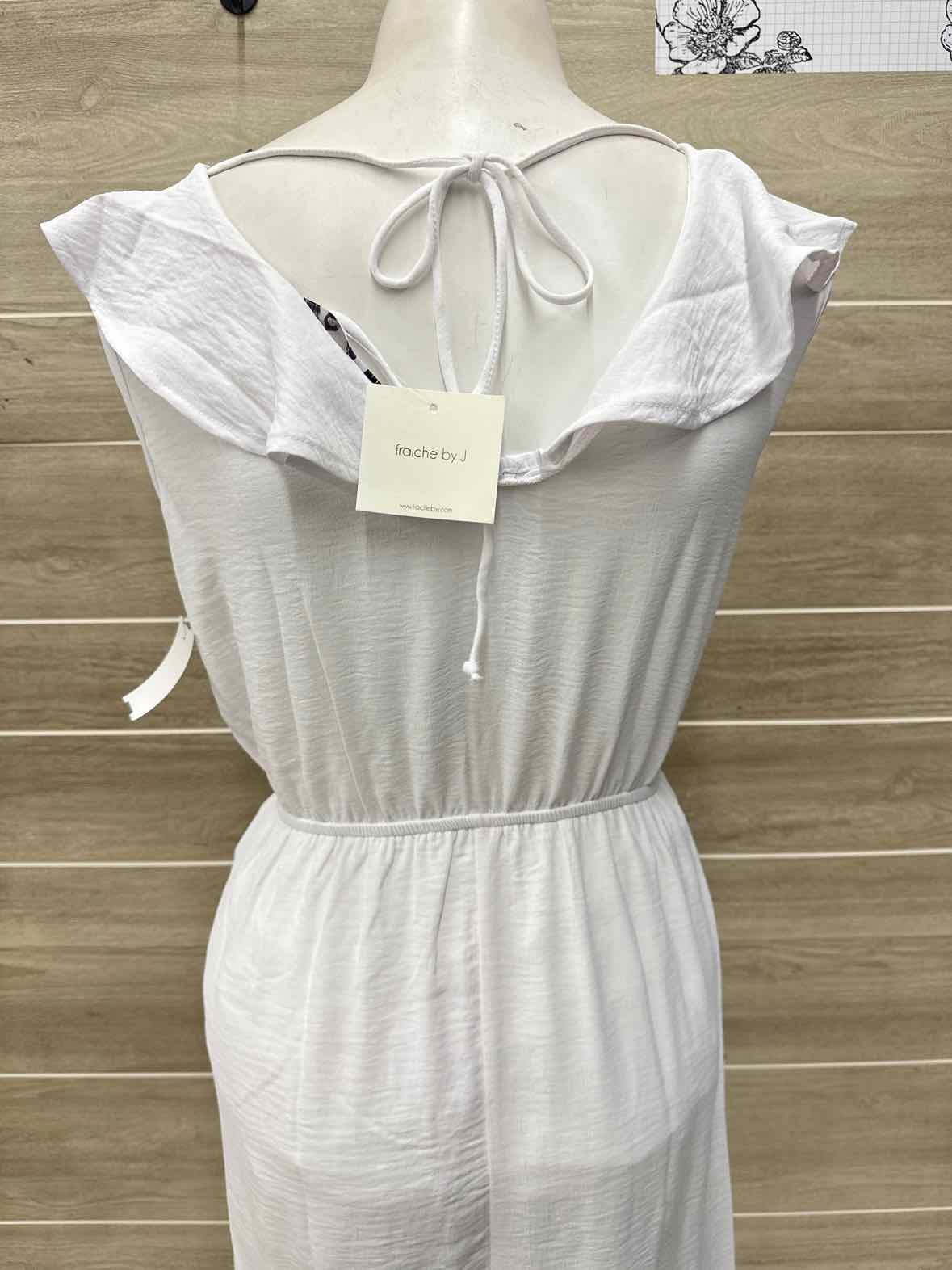 fraiche Size 6 White Womens Dress