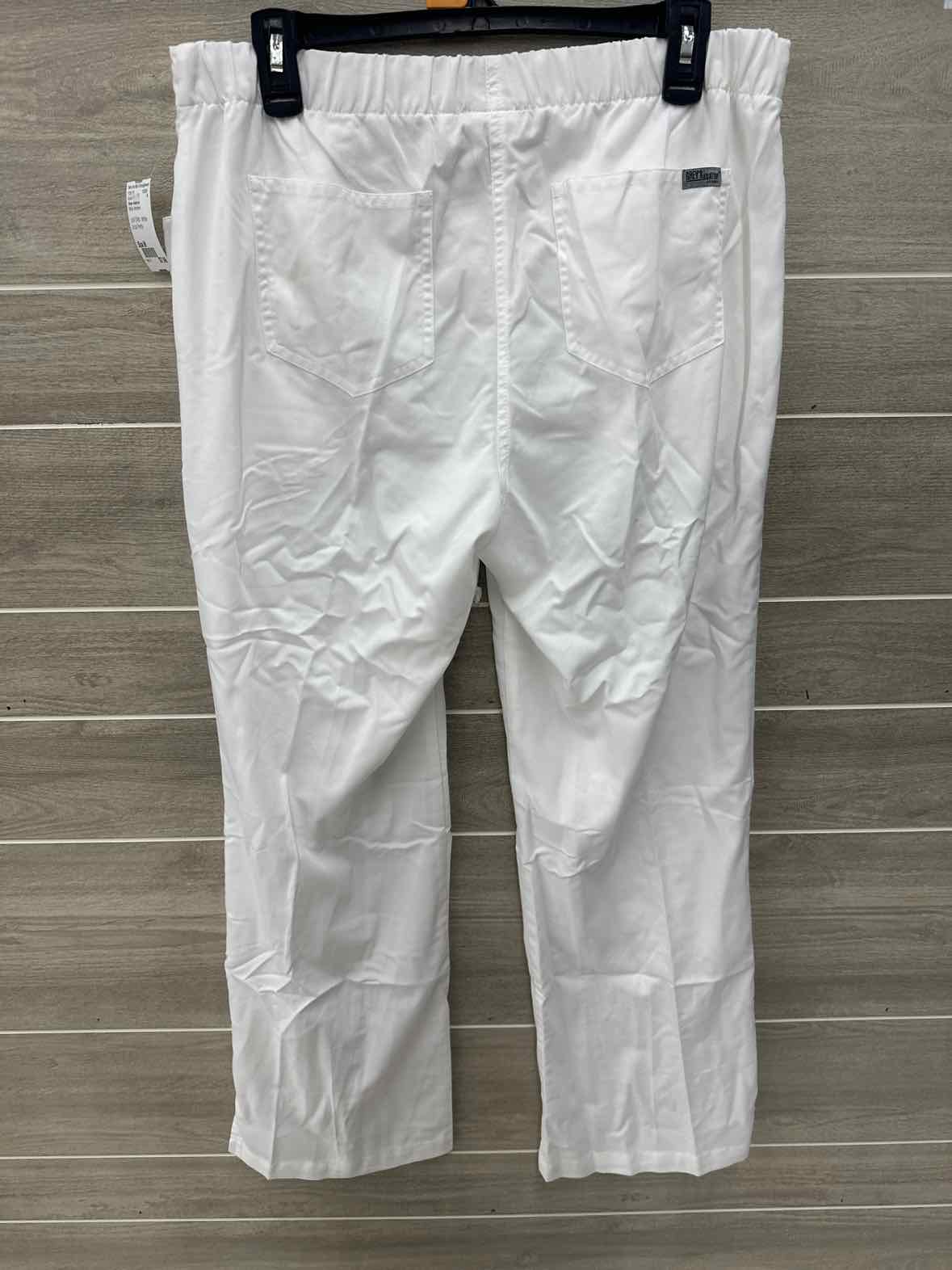 Greys Anatomy White Womens Size M Scrub Pants