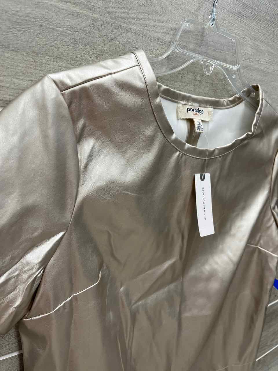 Anthropologie Size S Gold Womens Shirt