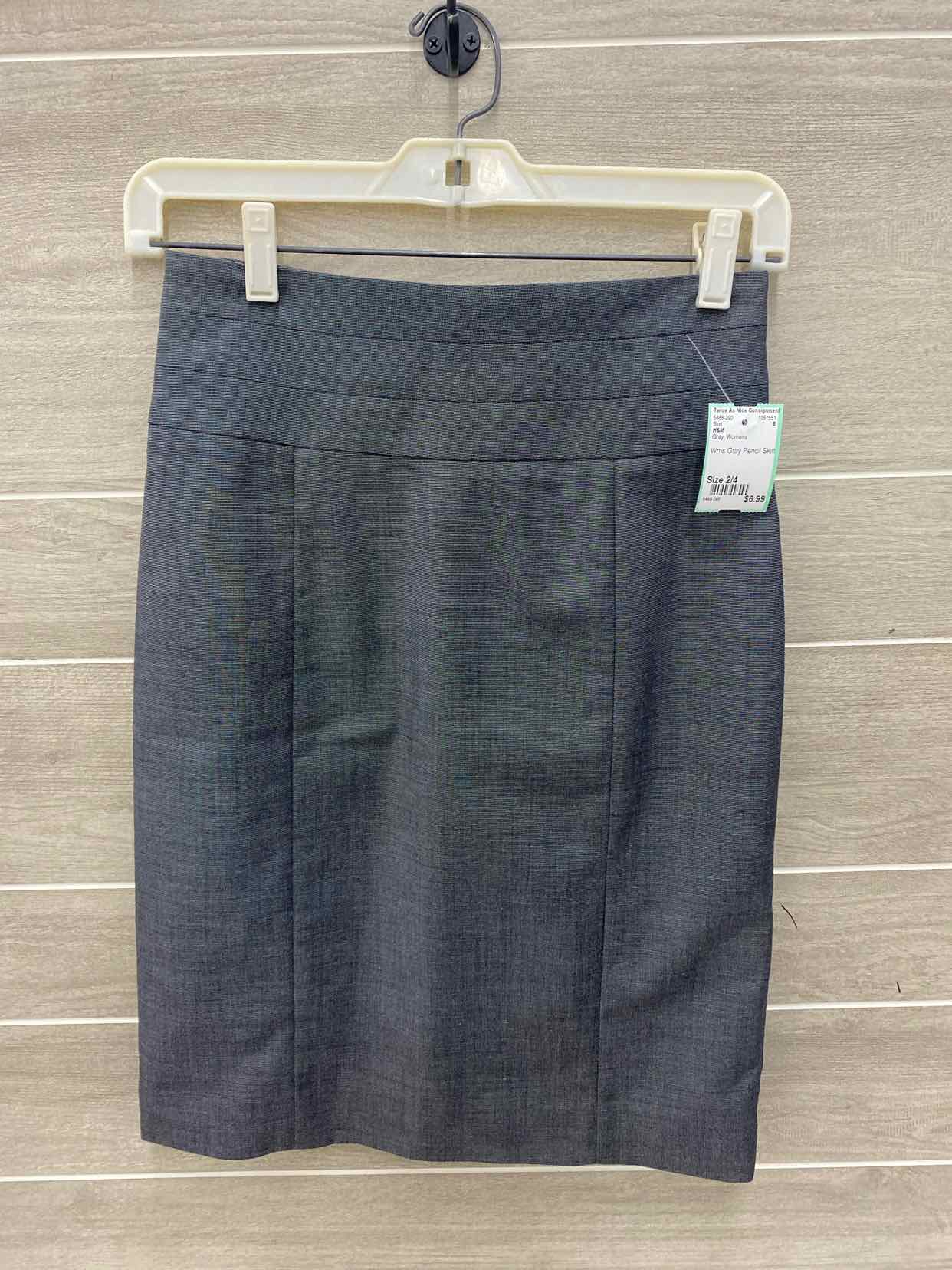 H&M Gray Womens Size 2/4 Skirt