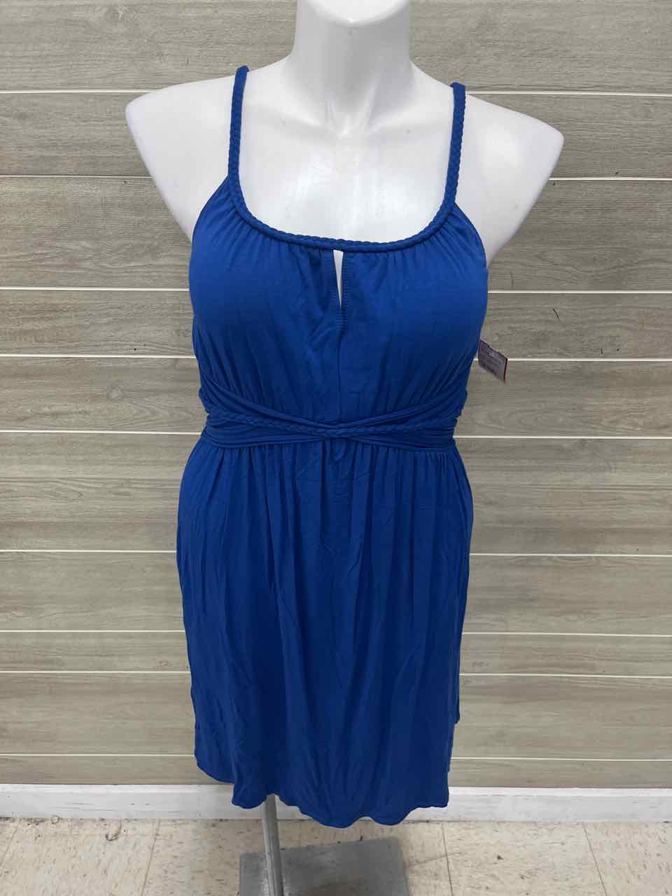 Max Studio Size 10/12 Blue Womens Dress
