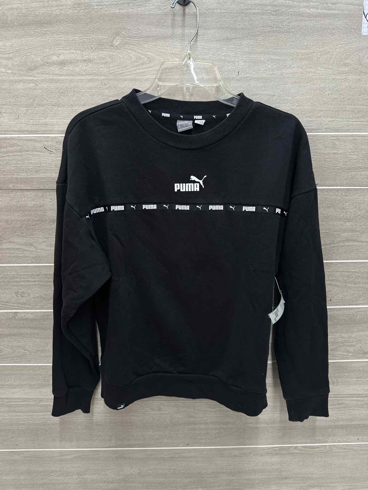 PUMA Size S Black Womens Sweatshirt