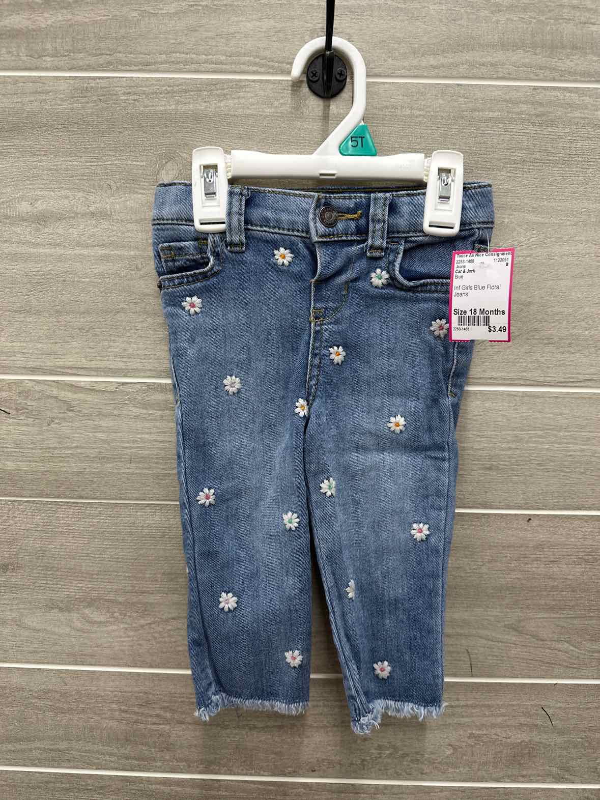 Cat & Jack Girls Size 18 Months Jeans