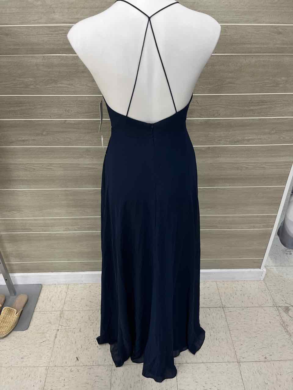 Jenny Yoo Navy Womens Women Size 2 Dress