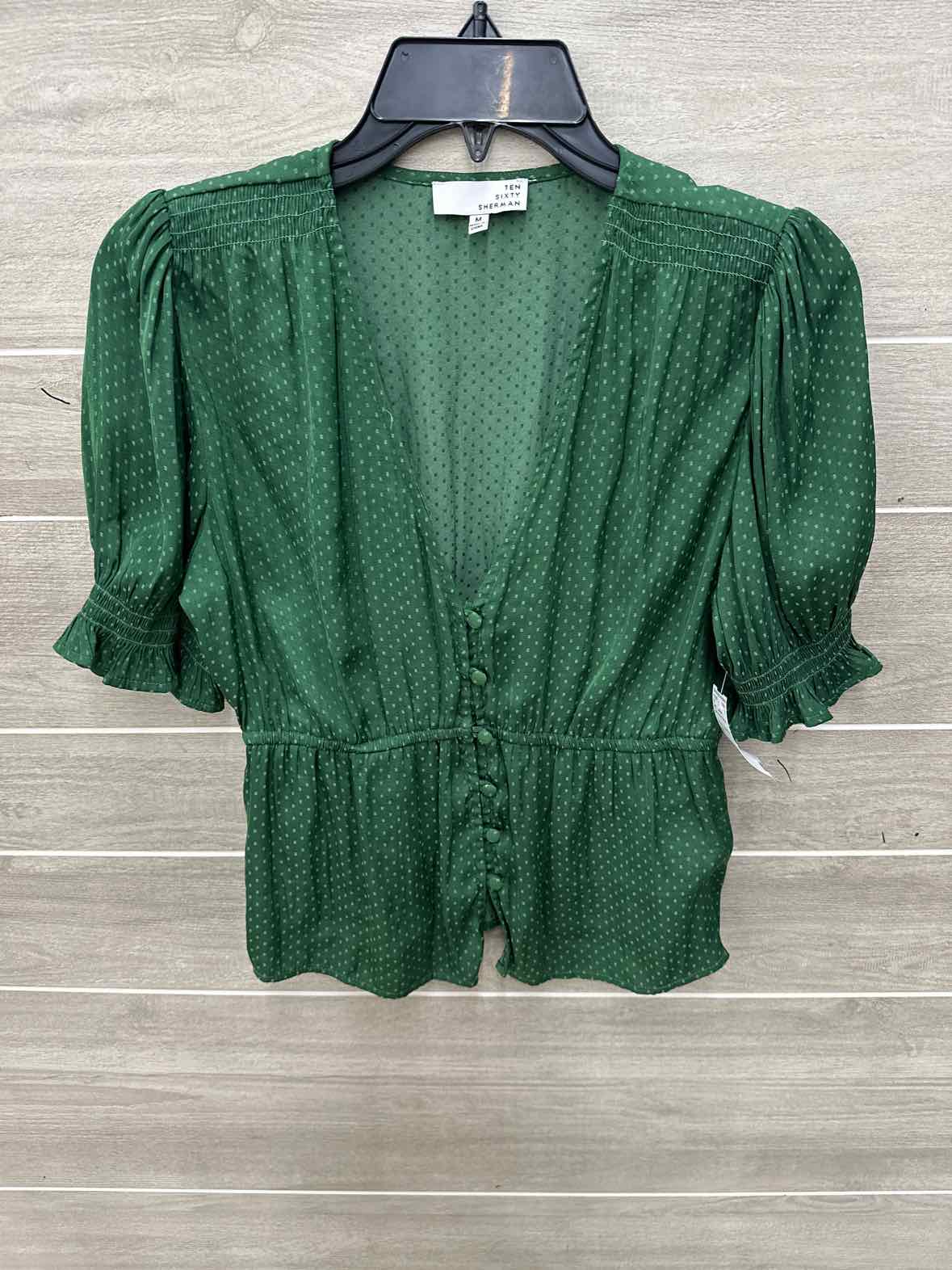 Ten Sixty Sherman Green Womens Women Size M Shirt