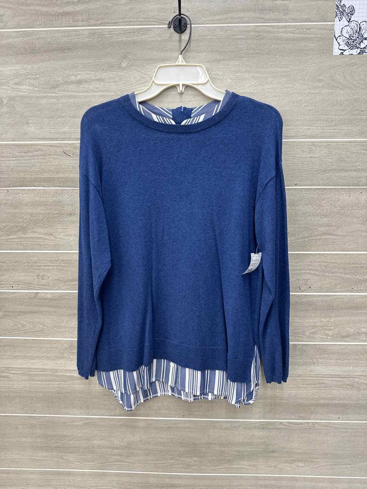 J Jill Blue Womens Women Size M/P Shirt