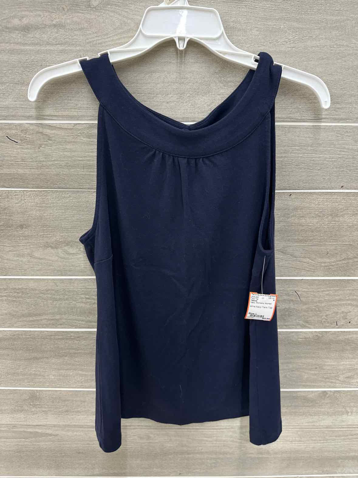 Talbots Navy Womens Women Size L Tank Top