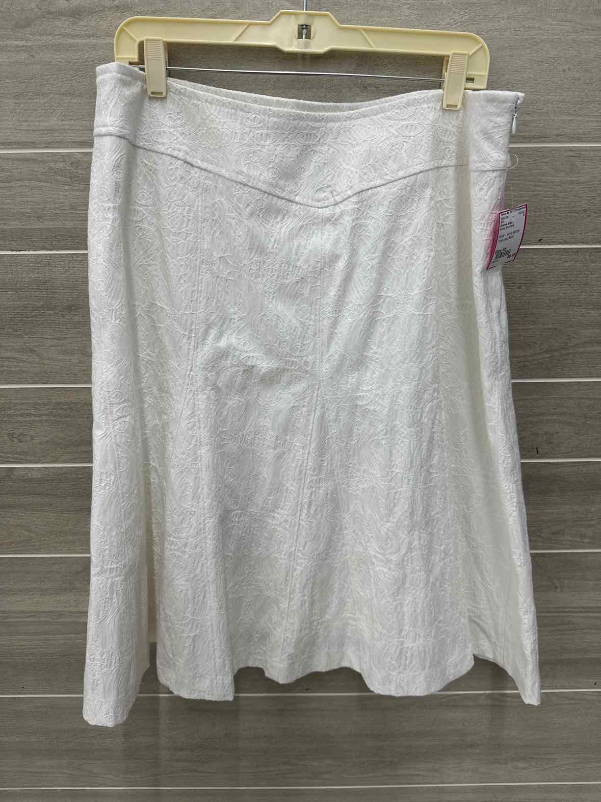 Monroe & Main White Womens Size 16 Skirt