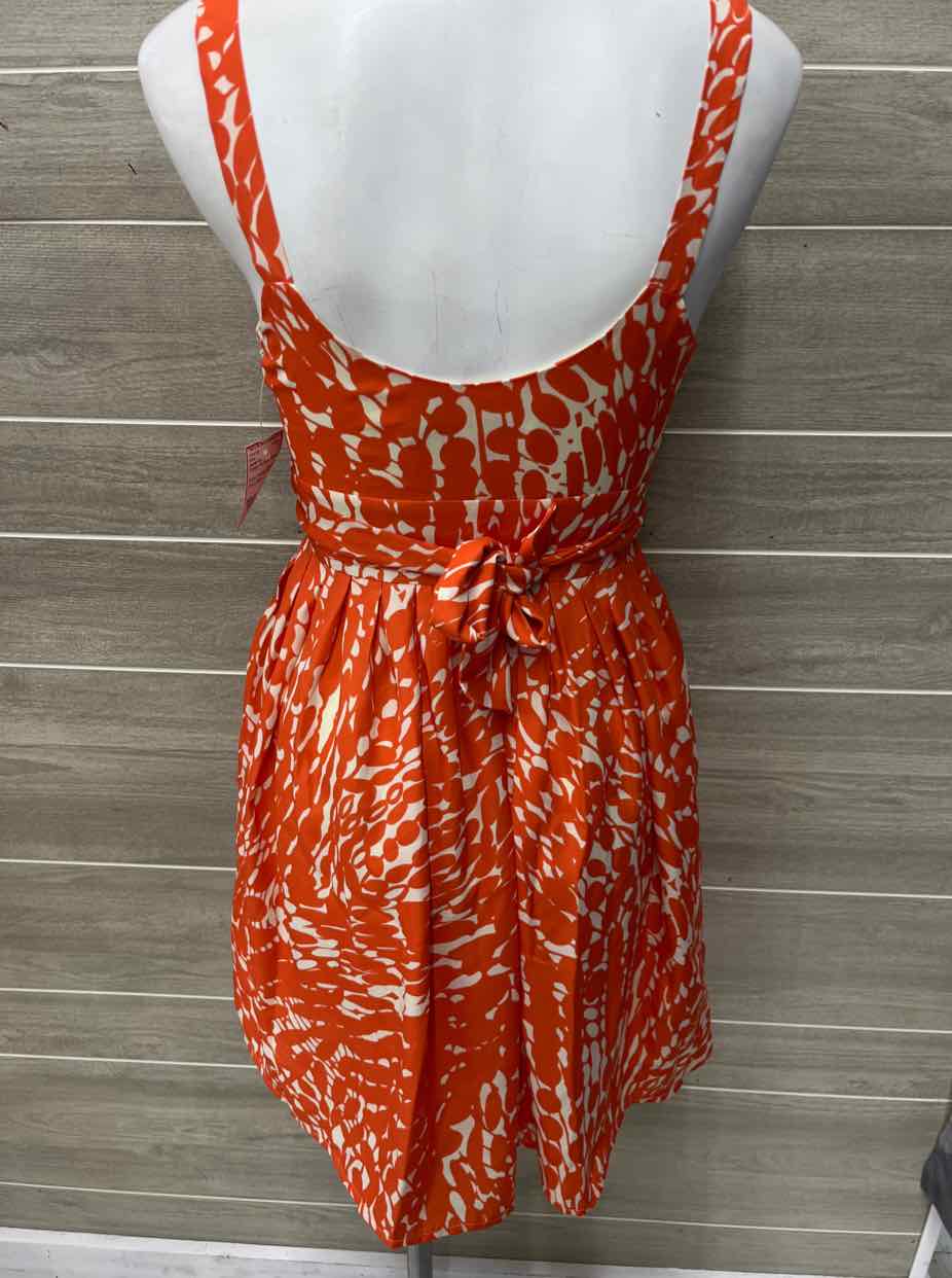 Lauren Conrad Size 4 Orange Womens Dress