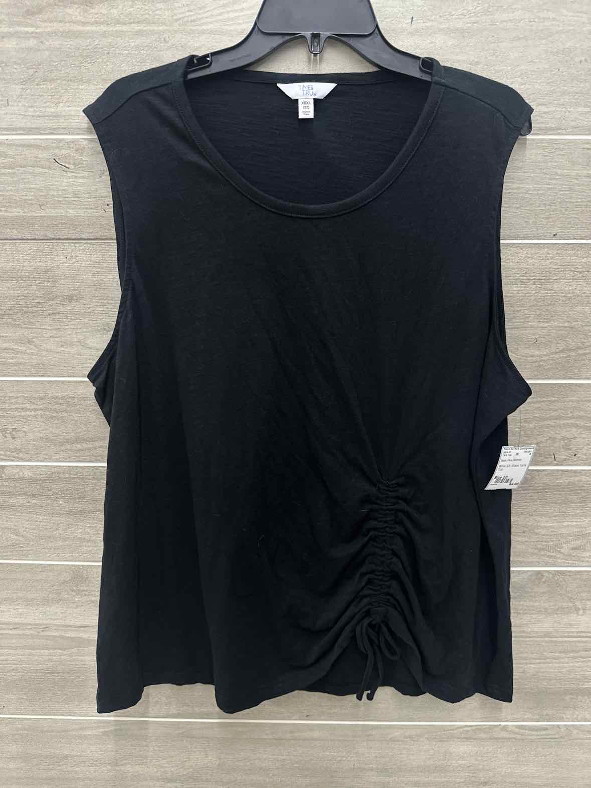 Size 22 Black Plus Tank Top