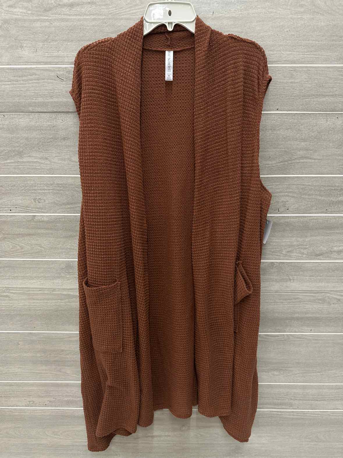 Dear Scarlet Size XL Brown Womens Vest