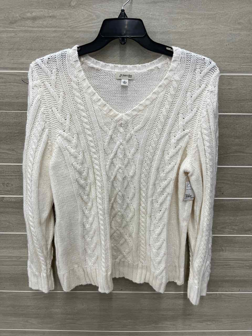 SJB Size 1X Cream Plus Sweater
