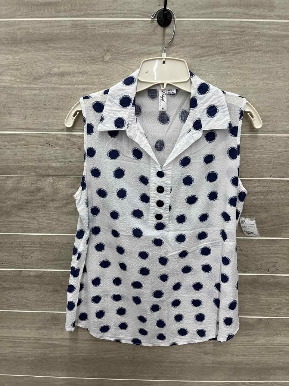 Ethyl Size M White Womens Tank Top