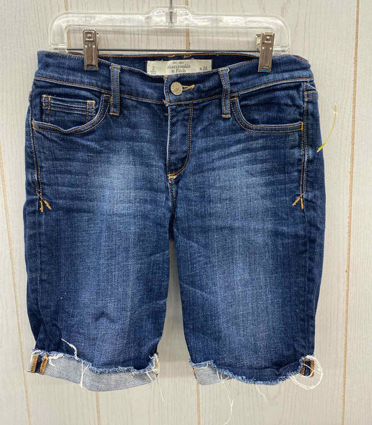 Abercrombie & Fitch Blue Womens Size 2 Shorts