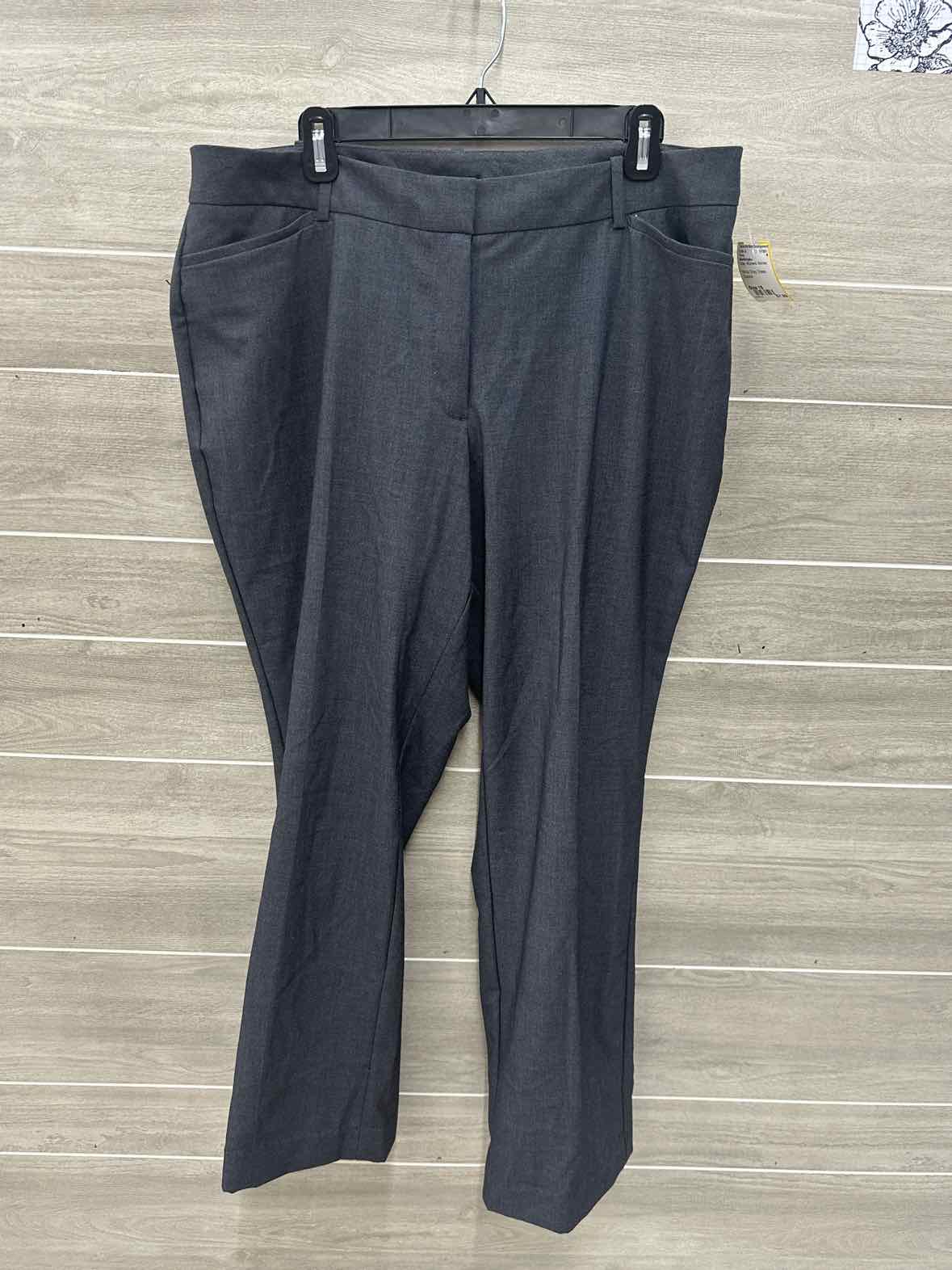 Worthington Gray Womens Women Size 16 Pants
