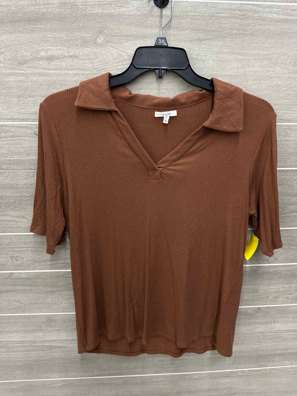 Maurices Size XL Brown Womens Shirt