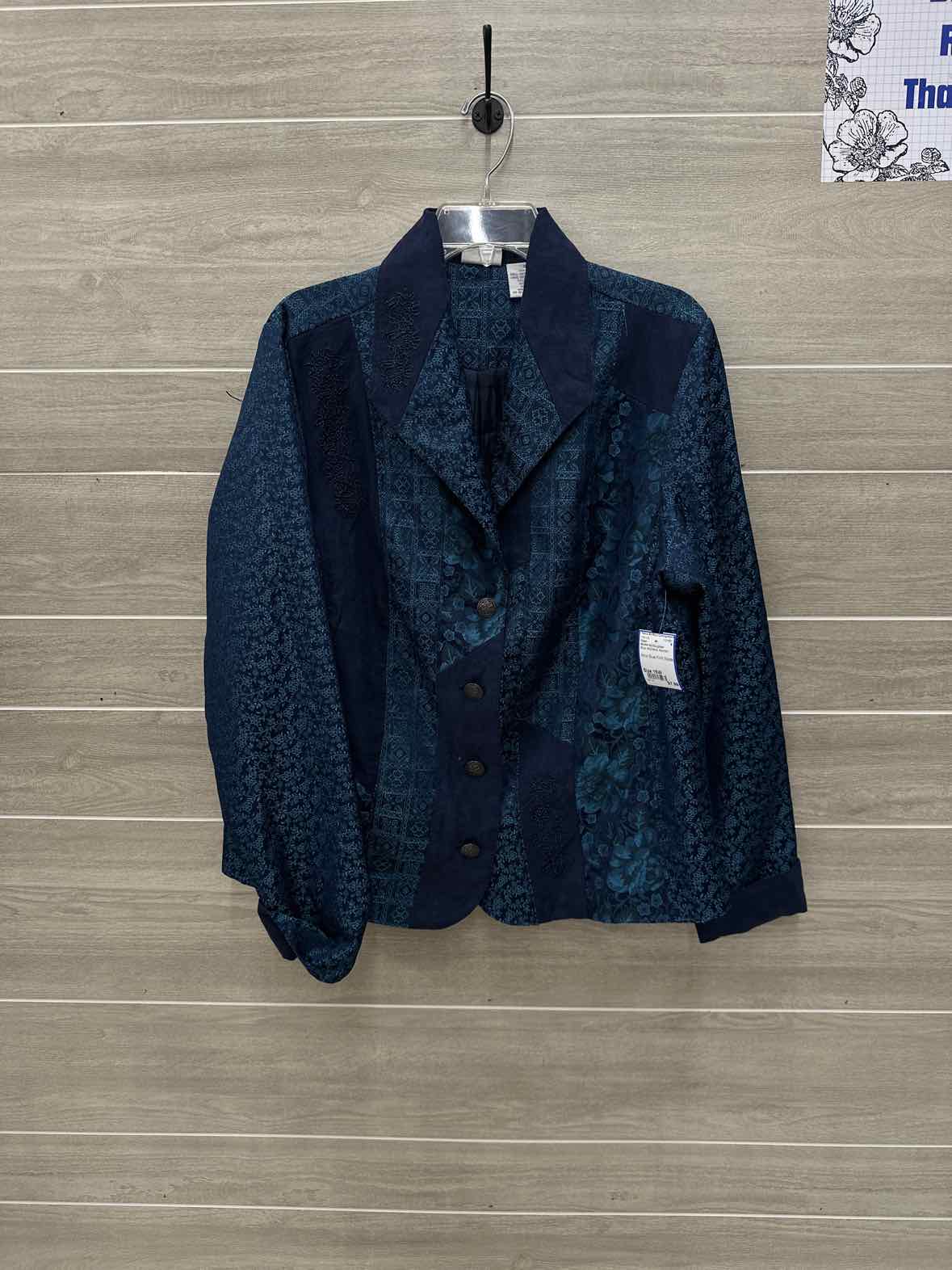 Norton McNaughton Size 16W Blue Womens Blazer