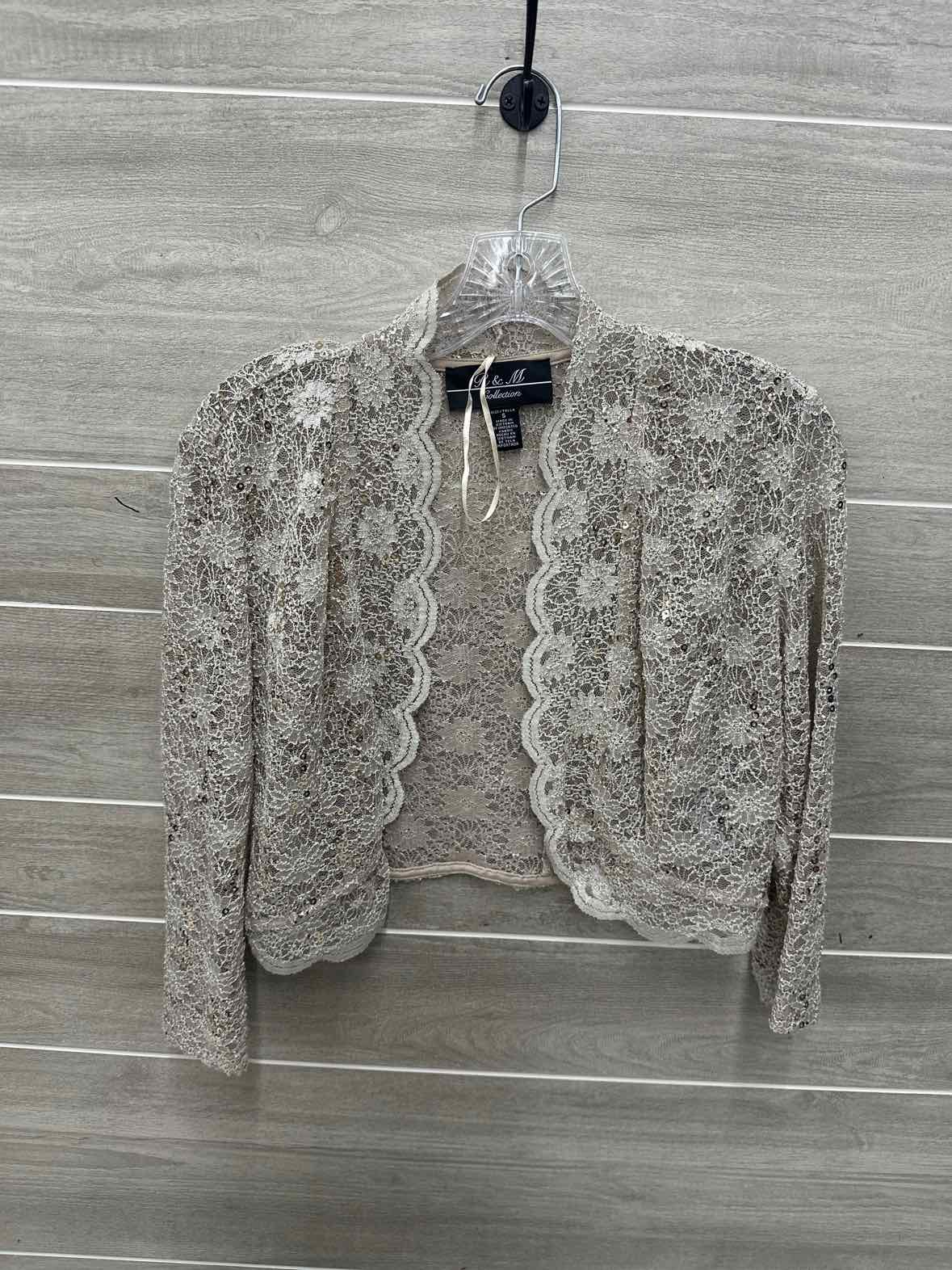 R&M Richards Gold Womens Women Size Small Shirt