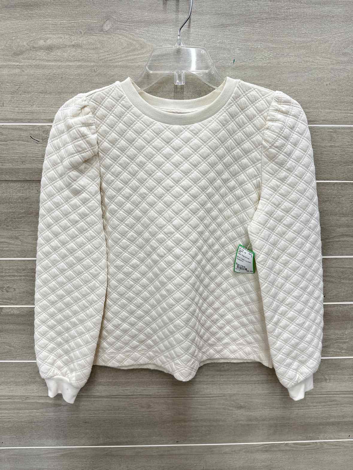 LOFT Size XS/S Cream Petite Sweatshirt