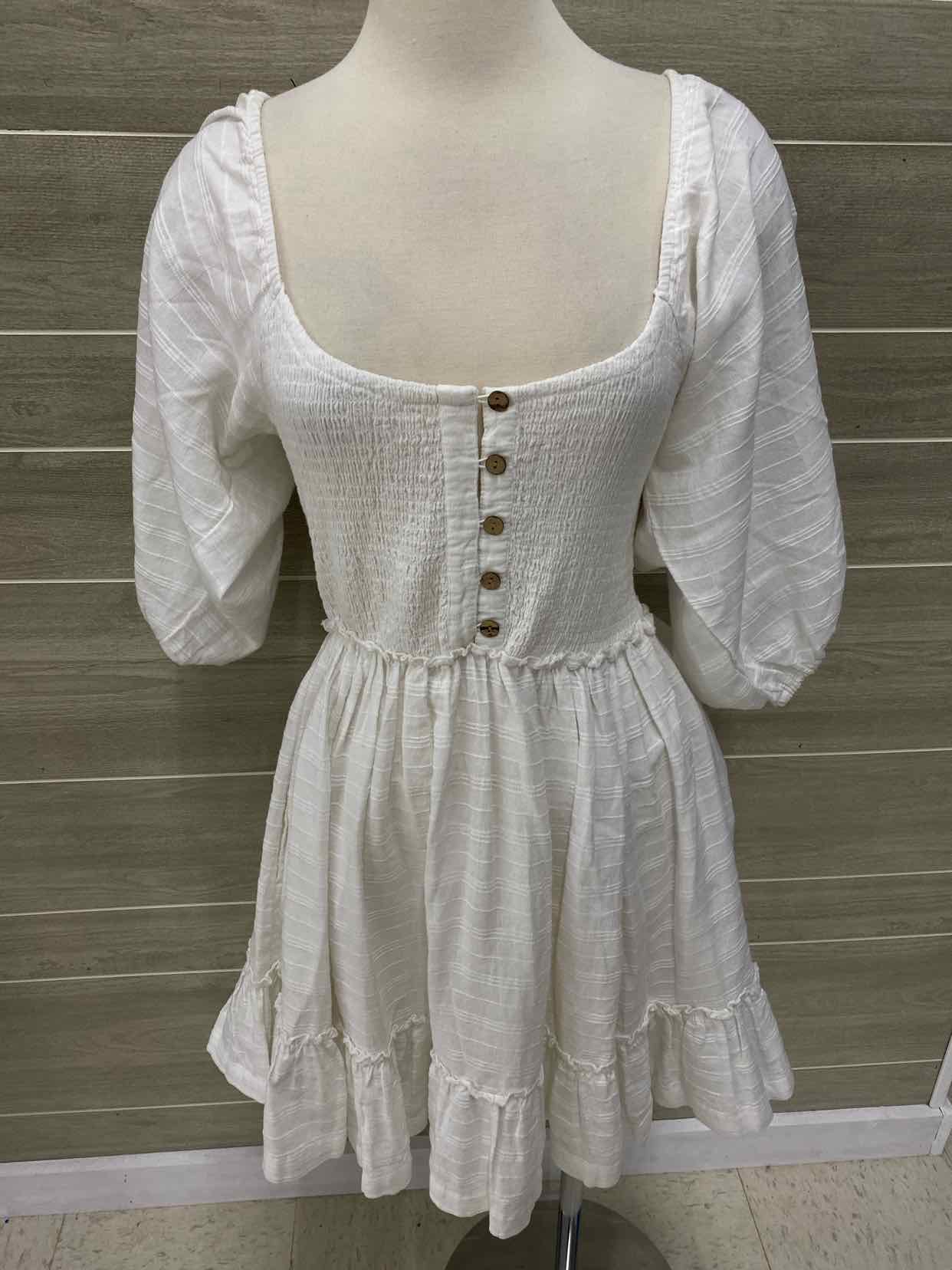We the Free White Womens Size Small Dress