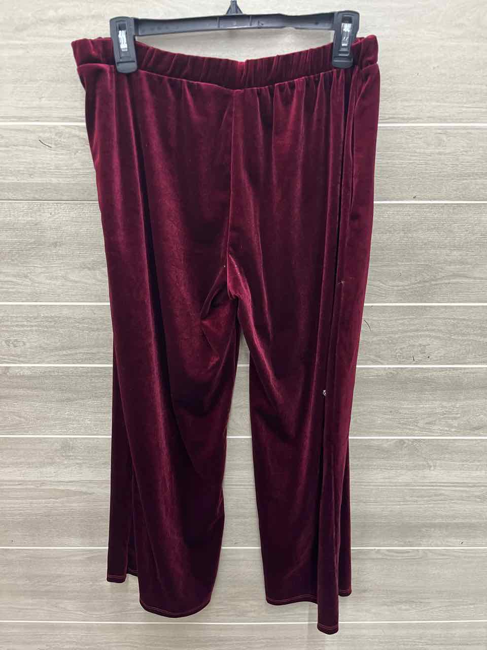 MTS Size 10 Burgundy Womens Pants