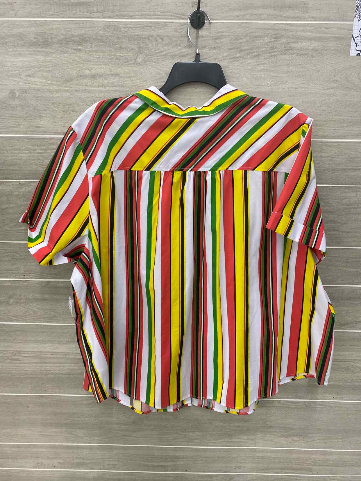 Roamans Multi-Color Womens Size 32W Shirt