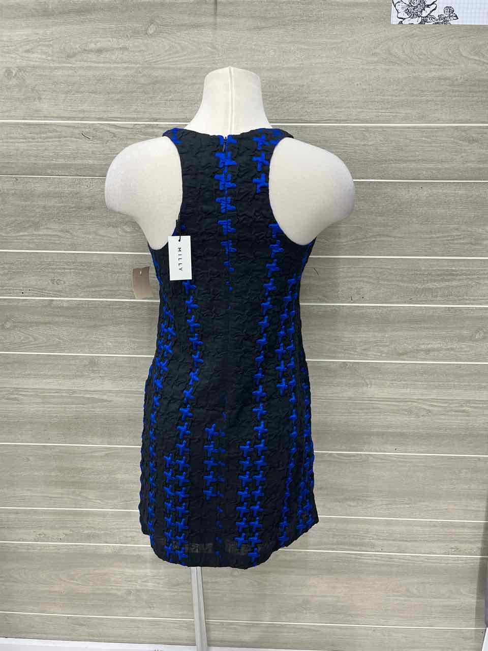 Milly Size 0 Black Womens Dress