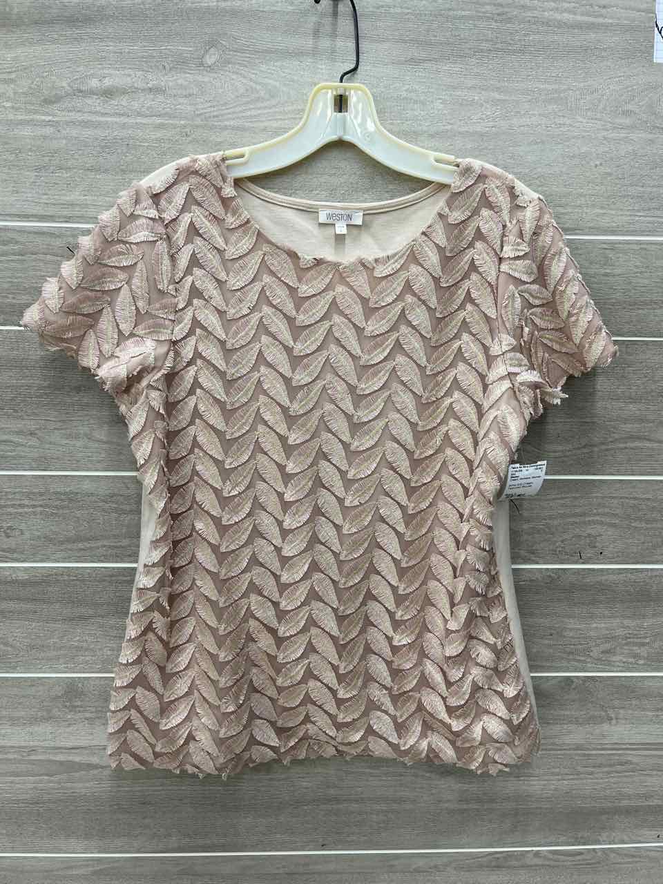 Weston Cream Womens Women Size L Shirt