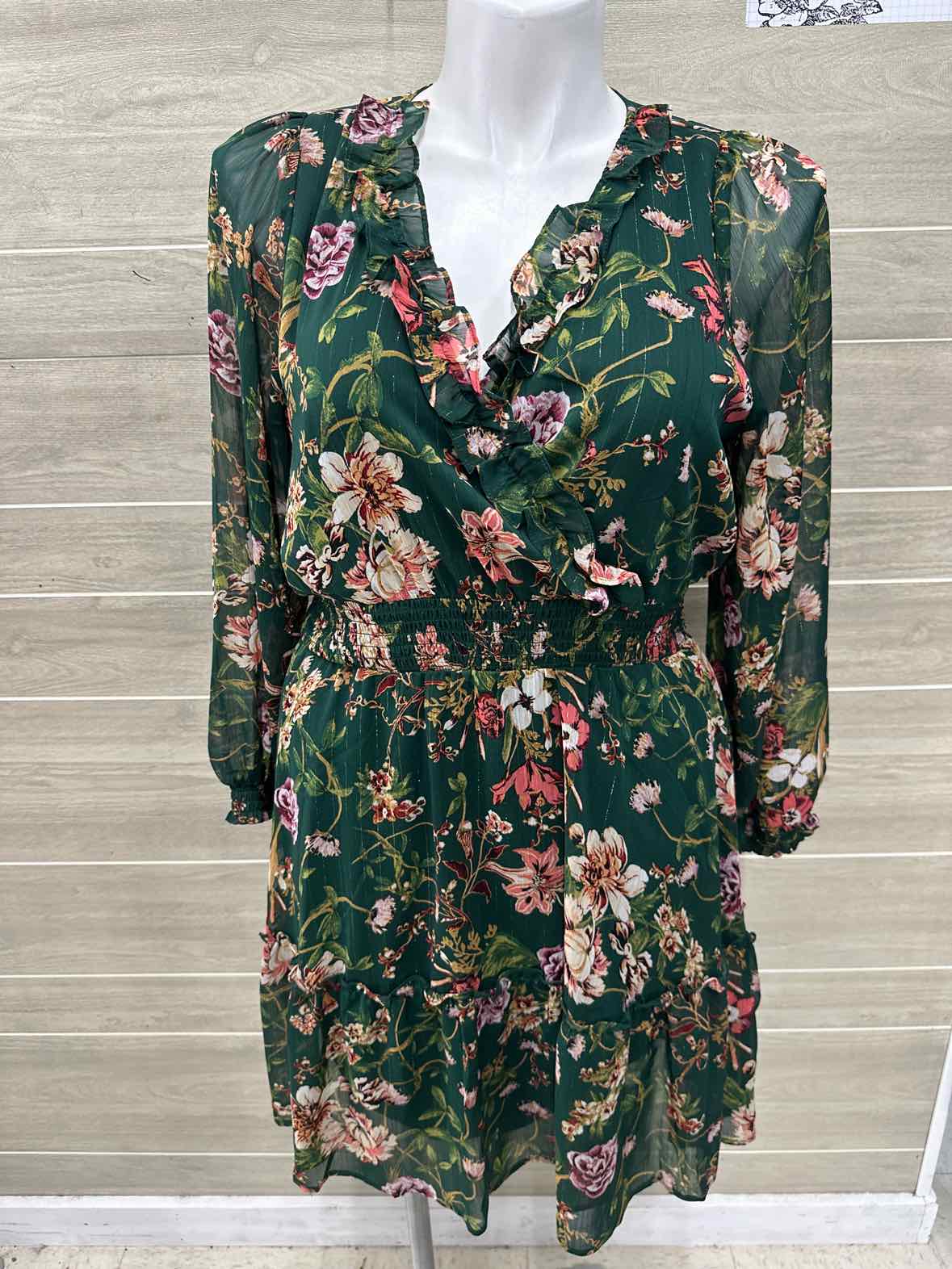 Maurices Size 12 Green Womens Dress
