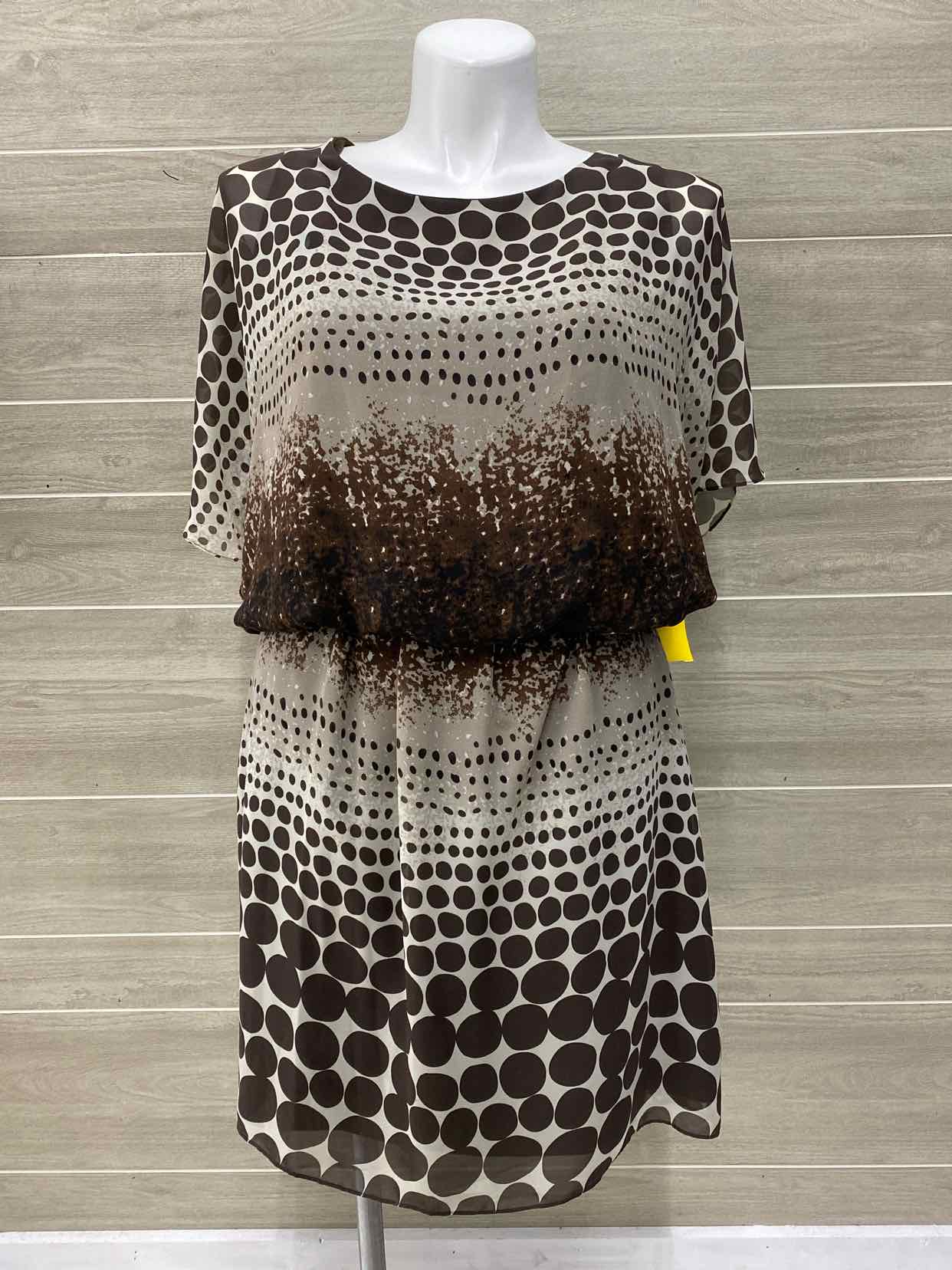 SL Fashion Brown Womens Size 24W Dress