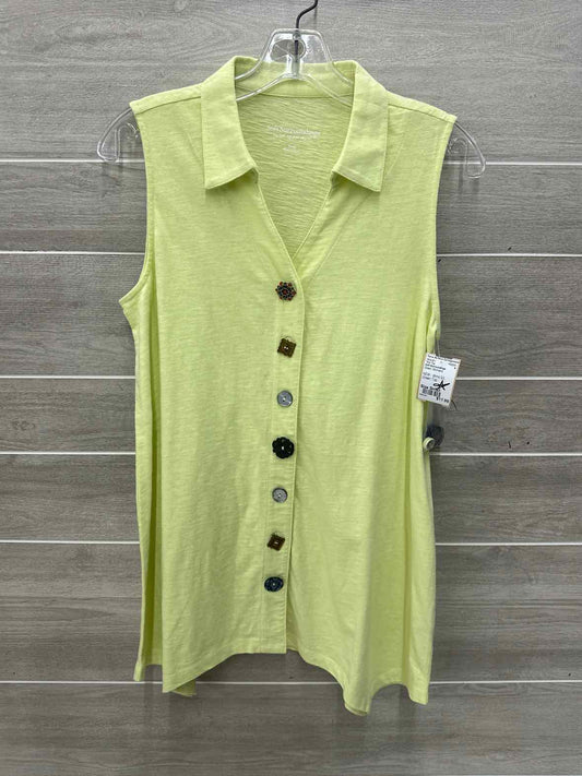 Soft Surroundings Green Womens Size Small Tank Top